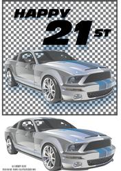 21st Birthday Topper Rally Motor