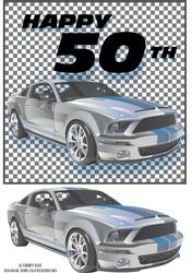 50th Birthday Topper Rally Motor