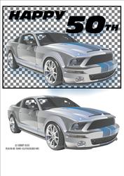 50th Birthday Topper Rally Motor