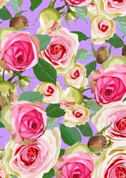 Rose Backing Background Paper Purple