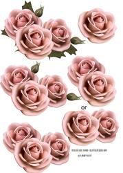 Rose Bouquet Decoupage