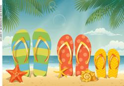 Beach Seaside Fun & Flipflops