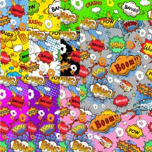Comic Cartoon Paper x 10