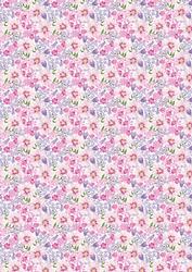 Cosmos & Bluebell Backing Paper Card / Scrapbook 2