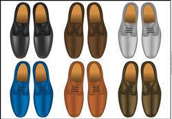 Masculine Fashion Shoes Card Front / Topper
