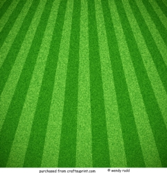 Sport field - Soccer - Football - blank card front / topper
