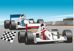 Formula 1 Racing - Male card front / topper