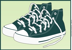 Trendy Sneakers - Card front / Topper