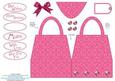 Pink Handbag Card with Bling!
