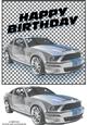 Rally Car Masculine Birthday Topper