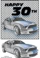 30th Birthday Topper Rally Motor