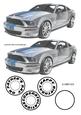 Rally Car Masculine Toppers