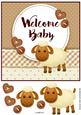 Unisex Baby Card Front