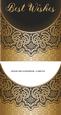 Metallic Gold Lace Card Front