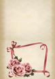 Ribbon & Roses Folded Card