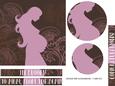 Pregnant Mother's Day Card Front Topper