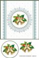Christmas Lace, Bells & Holly Topper