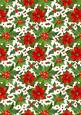 Holly & Poinsettia Paper - Toppers Cards 2