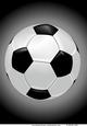 Soccer Football Birthday A4 Black