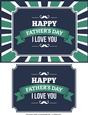 Father's Day Love Card Front / Topper