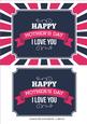 Mother's Day Love Card Front / Topper