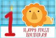 Baby - First Birthday Card Fronts / Topper 3