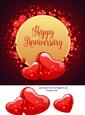 Love Heart Card Front / Topper Anniversary