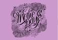 Floral Doodle Card Front Topper Mother's Day
