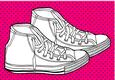 Stylish Shoes - Girl Birthday Card Front / Topper