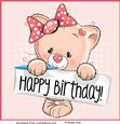 Birthday Kitten Card Front / Topper