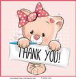 Thank You Cat / Kitten - Card Front / Topper