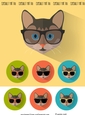 COOL CAT Card front / topper