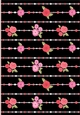 Shabby Rose backing paper vintage black