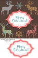 Quick square Christmas Card front / topper 1