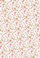 Pink flowers Floral paper for cards/ scrapbook sml