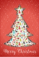 Christmas tree - card front / topper