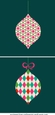 Christmas ornaments 2 - card front / toppers