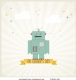 Fathers Day Robot - Card front / topper
