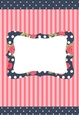 Shabby Rose Blank Topper / card front