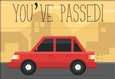Passed Driving - Card front / Topper