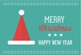Santa Hat - card front / topper