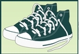 Trendy Sneakers - Card front / Topper