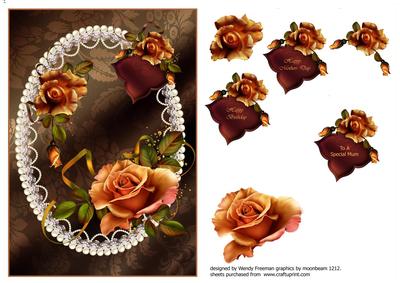 Golden Roses Mothers Day