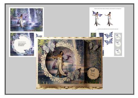 Fantasy Fairy and Lace Aperture Card