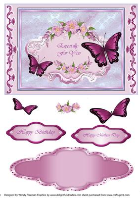 Butterflies and Flowers