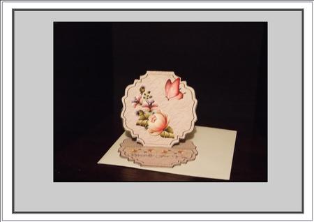 Passion Roses Easel Card