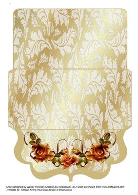 October Rose Gift Envelope