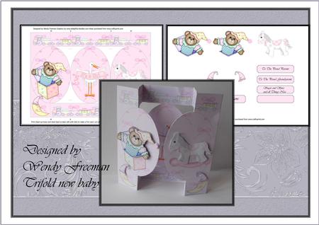 Baby Girl Trifold