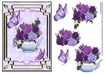 Roses and Butterlies.