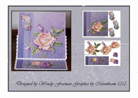 Heritage Rose 8x8